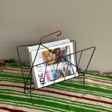 1960s metal magazine rack