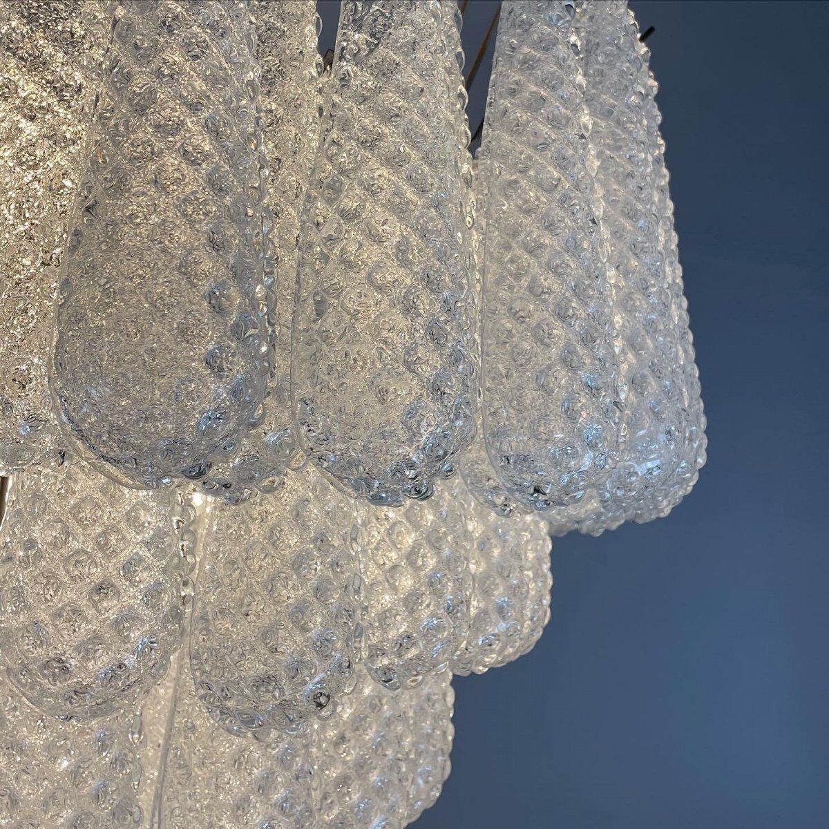 Venetian chandelier in Murano glass circa 1980