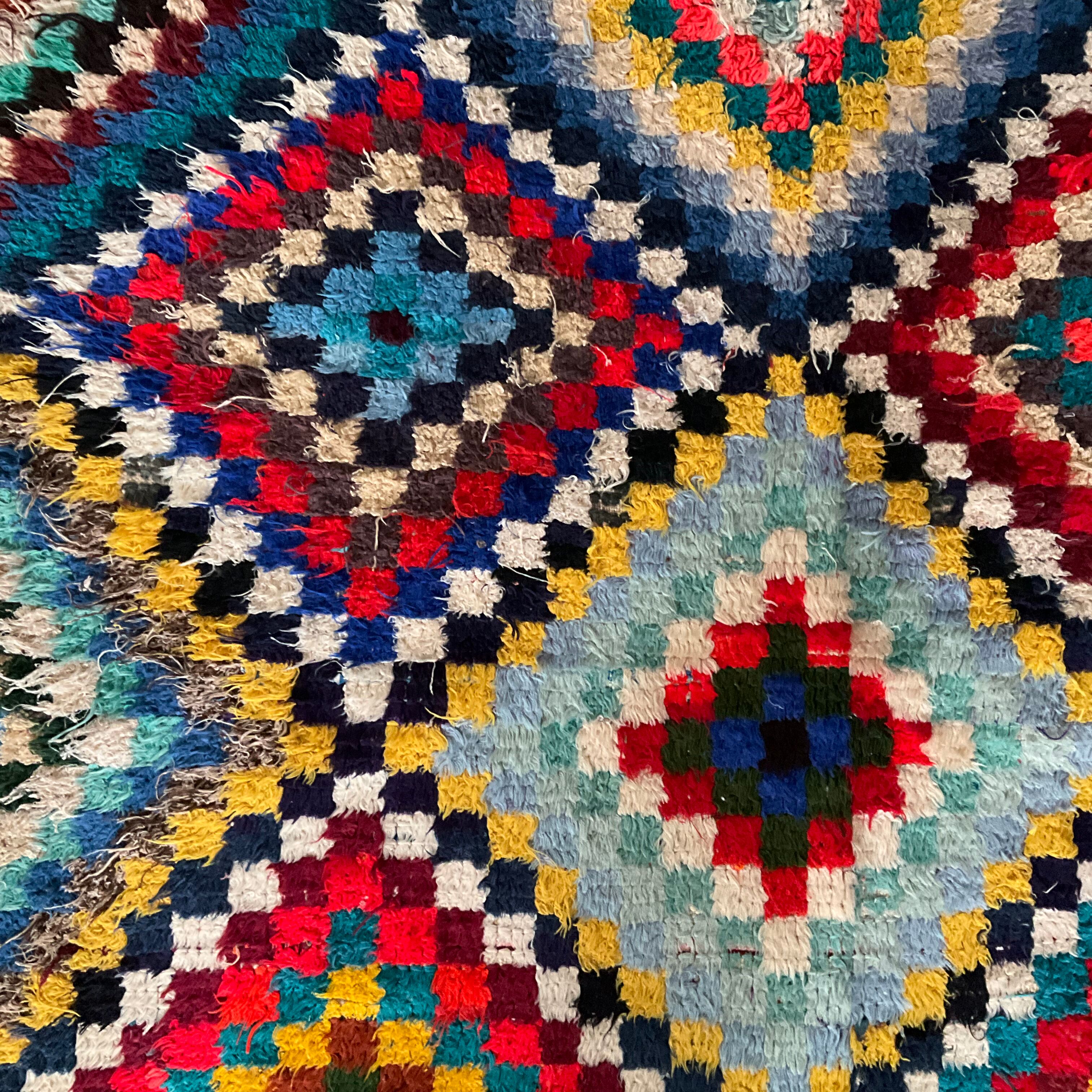 Boucharouite carpet, 264x140 cm