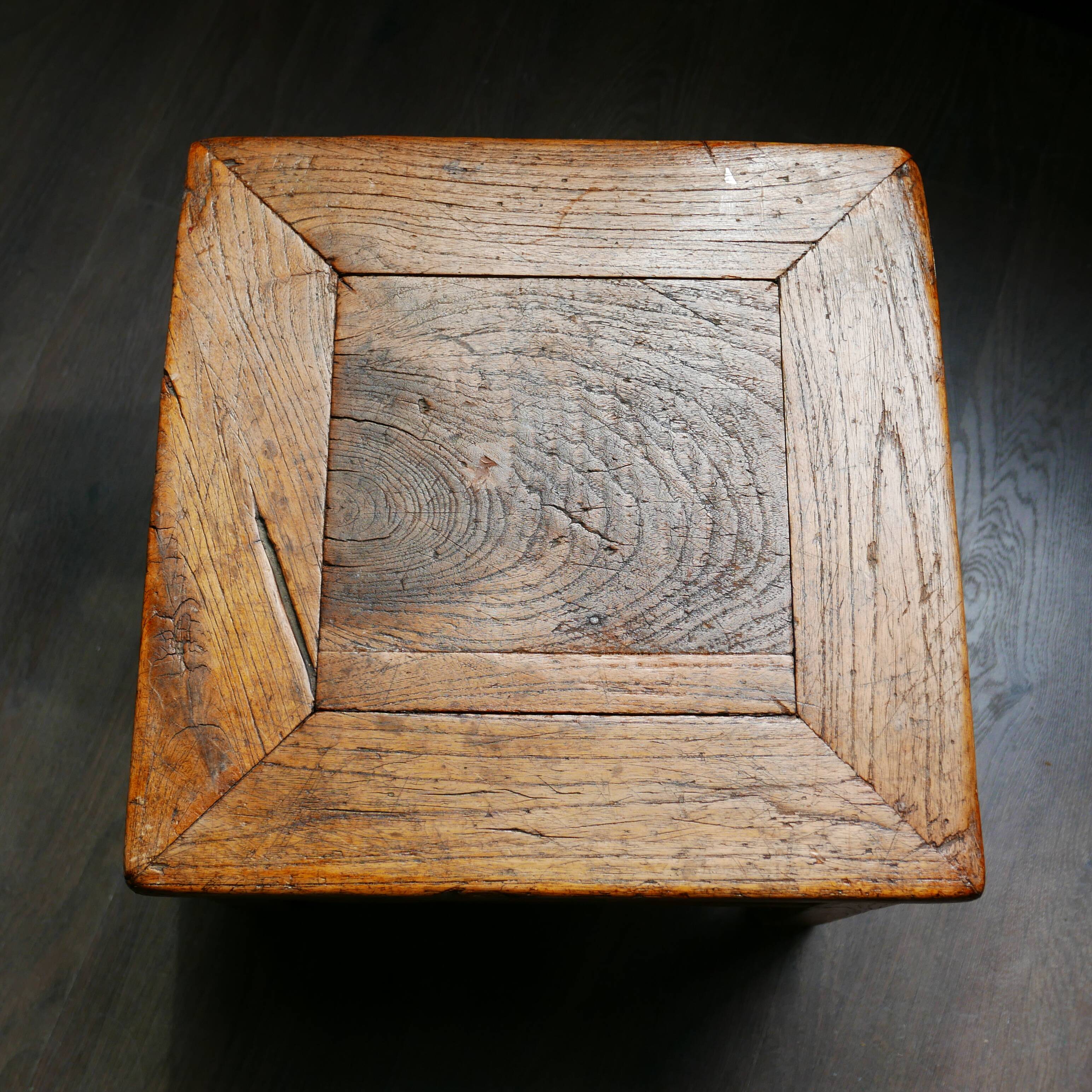 Former Chinese low stool teak