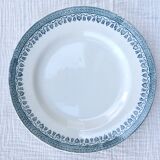 Set de 6 assiettes plates Terre de fer modèle service Congo