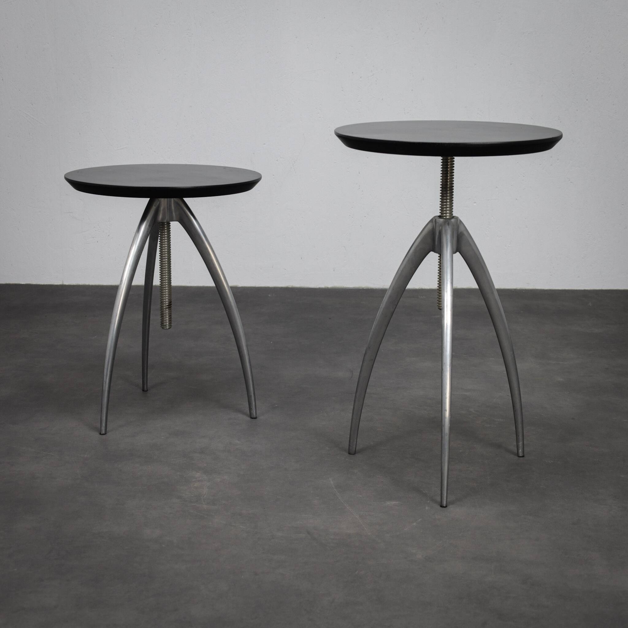 Pair of Vicieuse side tables by Philippe Starck for Driade, Italy, 1992