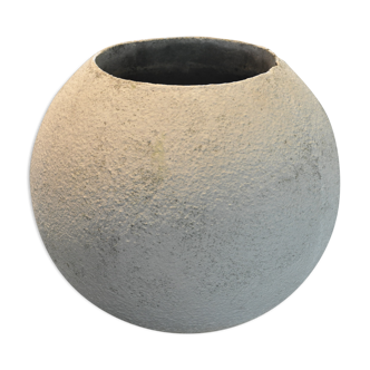 Cement ball planter from the 1960s