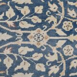 4x7 Navy Blue & Beige Persian Rug 135x204Cm SK 21639