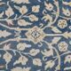 4x7 Navy Blue & Beige Persian Rug 135x204Cm SK 21639