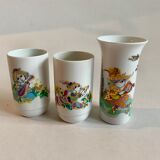 Set of 3 vases studio line rosenthal
