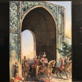 Set of three signed watercolors, early twentieth century