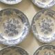 Lot 6 assiettes anciennes faïence anglaise
