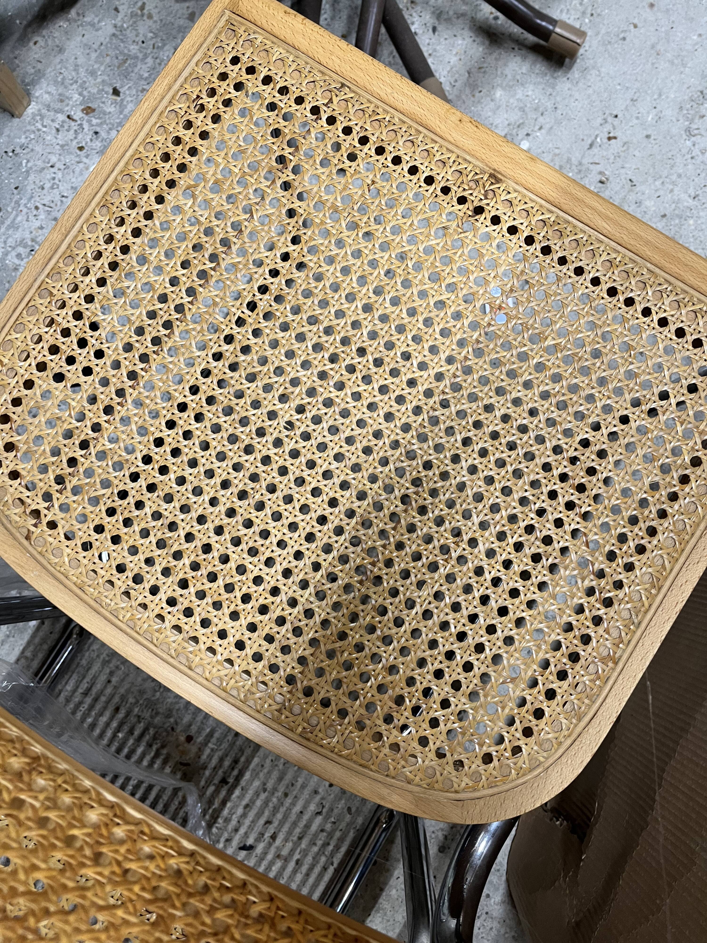 2 armchairs B64, Marcel Breuer, Italy, 2000