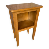 Chevet Ancien Table Nuit Bois Clair Case Vintage
