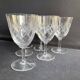 6 verres à eau - cristal taillé – cristalleries royales de champagne