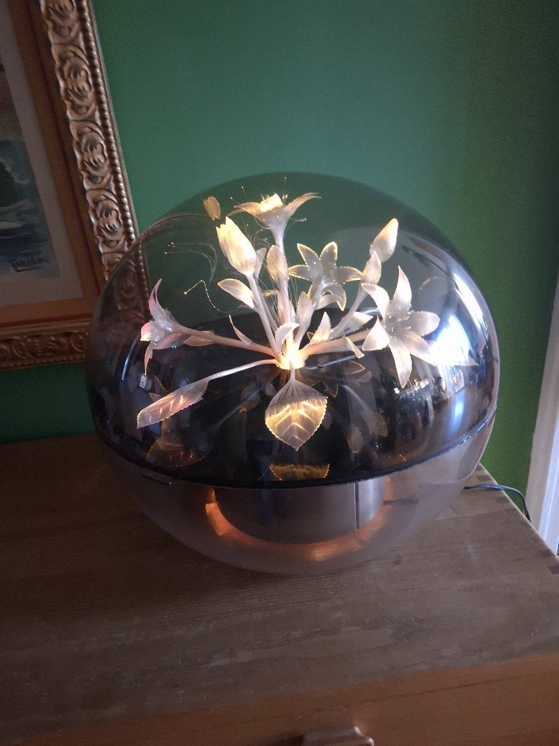Vintage 1970s space age lamp