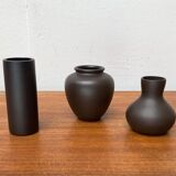 Minimalist German ceramic vases from the mid-century, Wormser Terra-Sigillata, 1960s, set of 3.