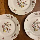 Sarreguemine porcelain plates