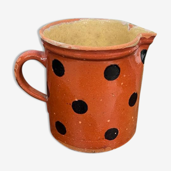 Old pitcher in Savoyard pottery