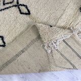 Handmade Moroccan Berber carpet 252 x 155 CM