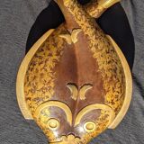 Christofle vase with two fish