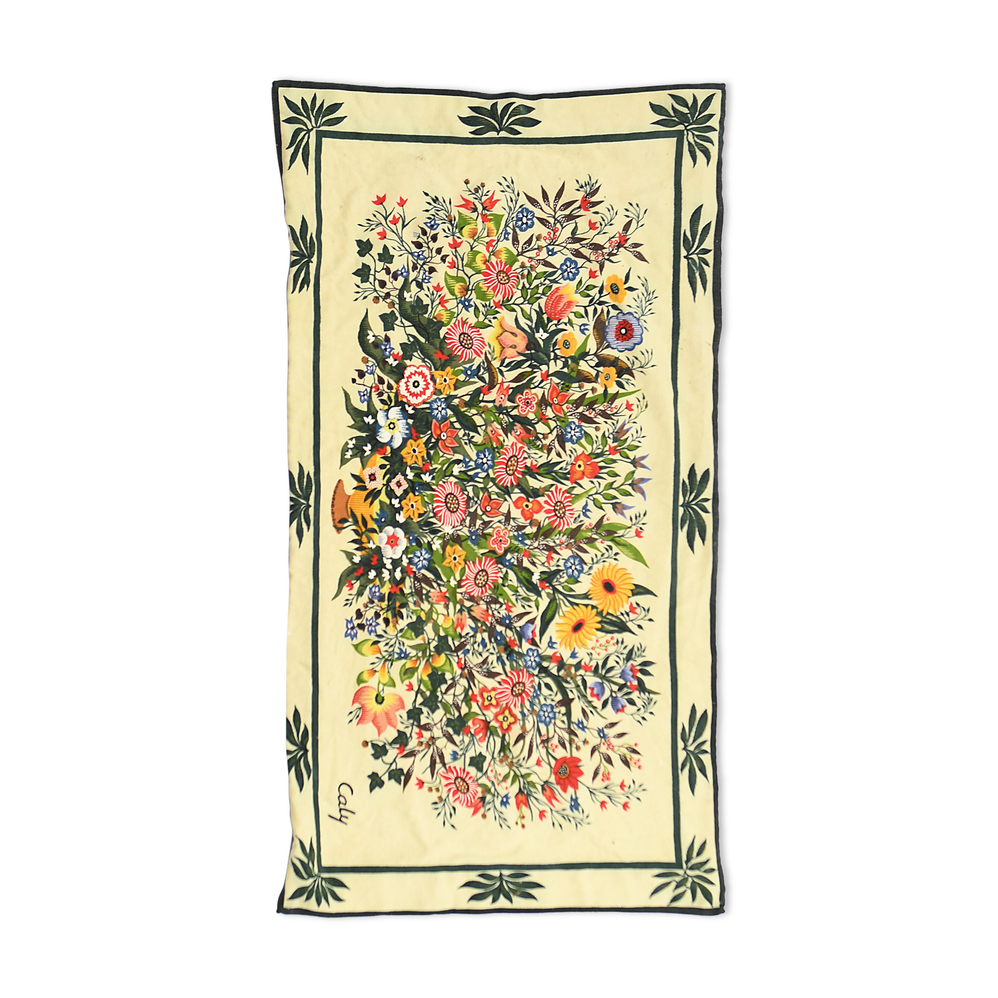 Tapestry " Le chant du Printemps " after cardboard by Odette Caly