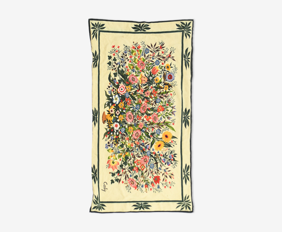 Tapisserie " Le chant du Printemps " d'après carton d'Odette Caly