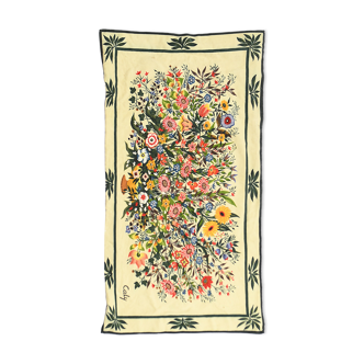Tapestry " Le chant du Printemps " after cardboard by Odette Caly