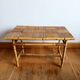Split bamboo coffee table, 1960s
