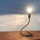 Lightworm minimalist table lamp by Walter Schnepel for Tecnolumen.