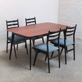 Table à manger extensible par Alfred Hendrickx pour Belform, années 1950.