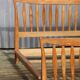 Bed of Guillerme and Chambron solid light oak France 1970