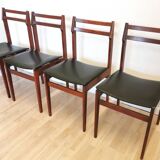 Vintage STOL Kamnik Dining Chairs: 1970s Scandinavian Modern, Set of 4