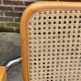 Cesca chair B64 with armrests by Marcel Breuer Design