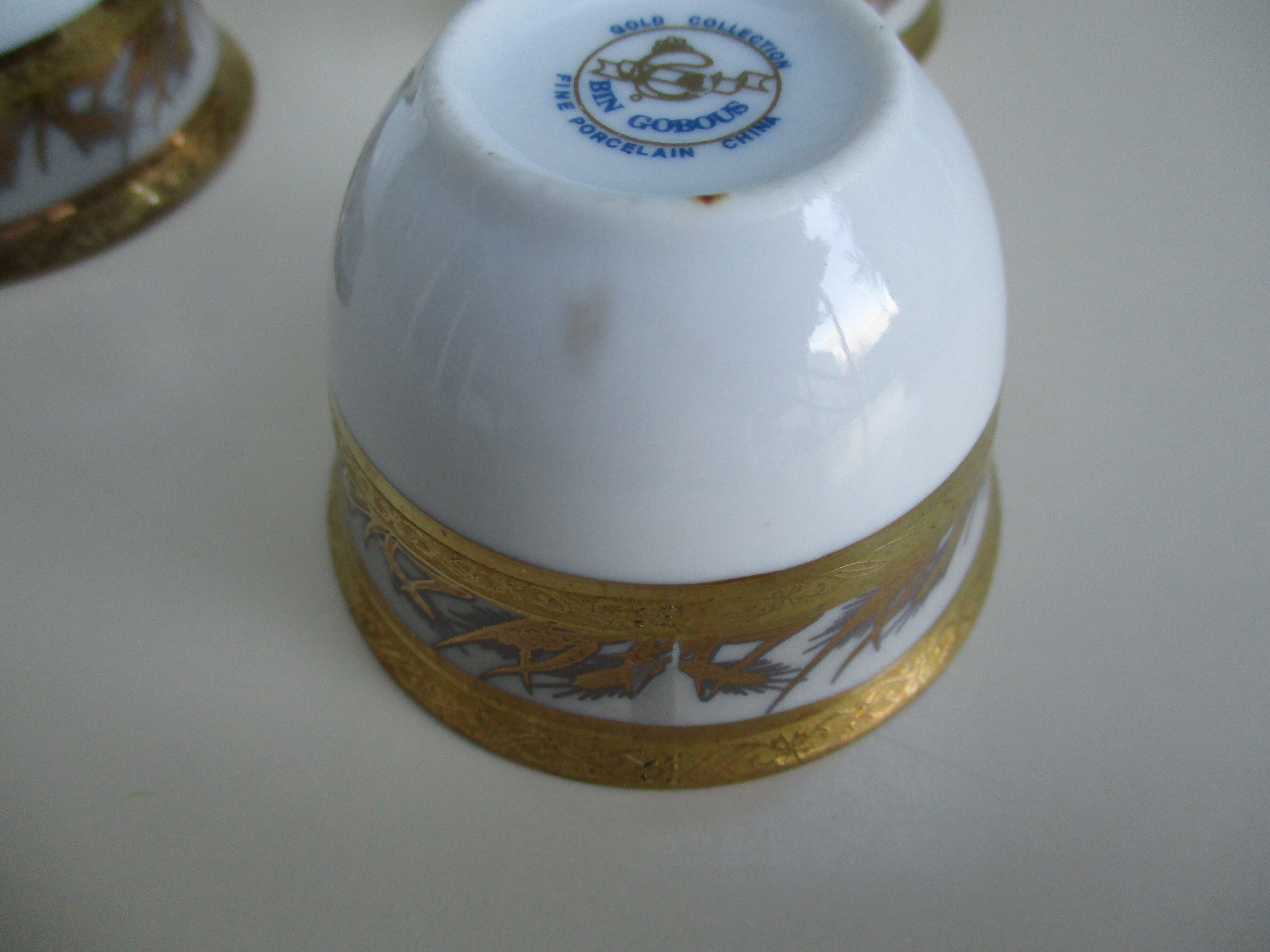 4 mini china bowls china bin gobous gold collection