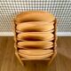 Set of 5 MMO chairs in thermoformed wood - circa 1980.