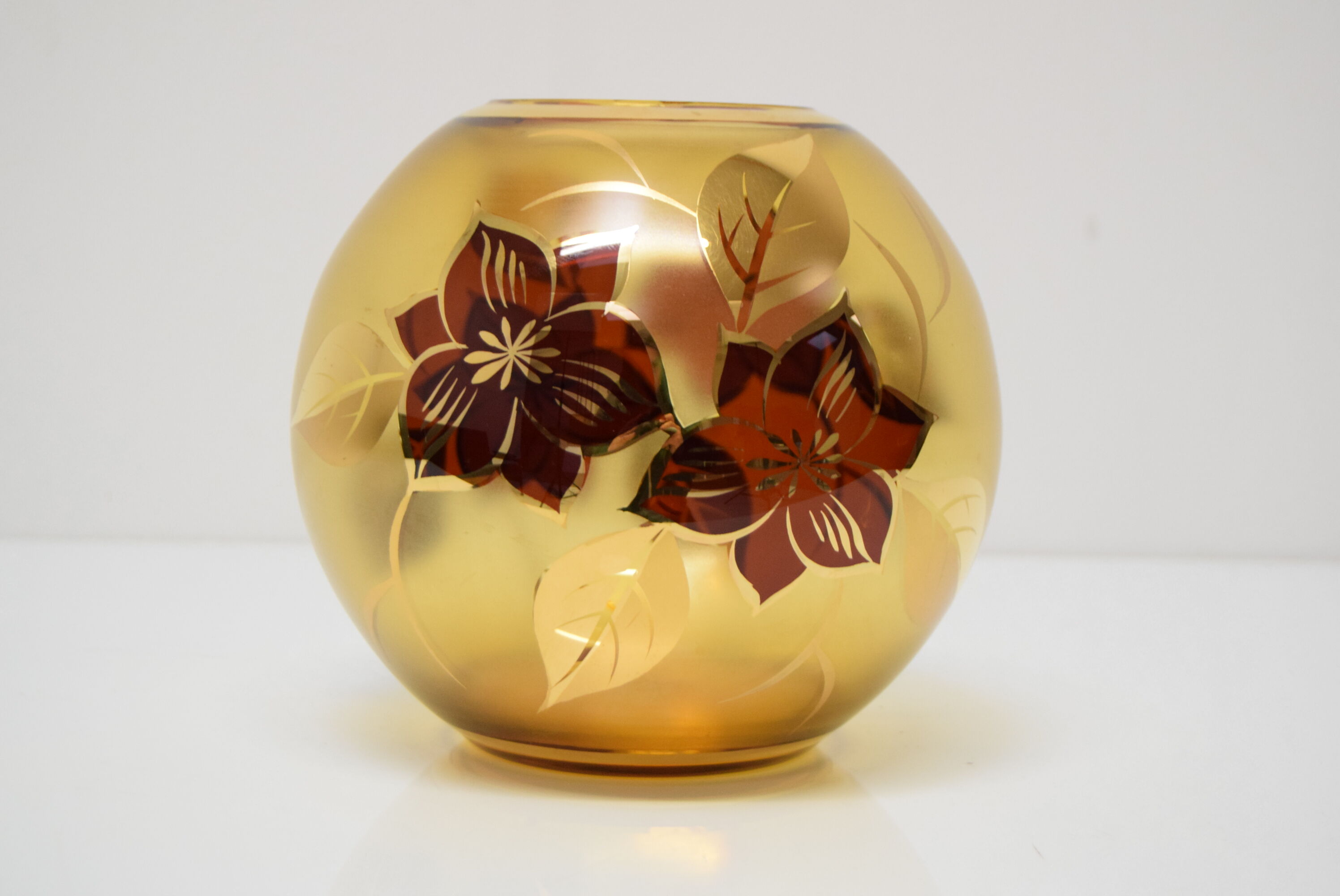 Mid-century glass vase,1970's