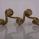 Large Brutalist Bronze Candleholder by Michael Harjes, 1960s