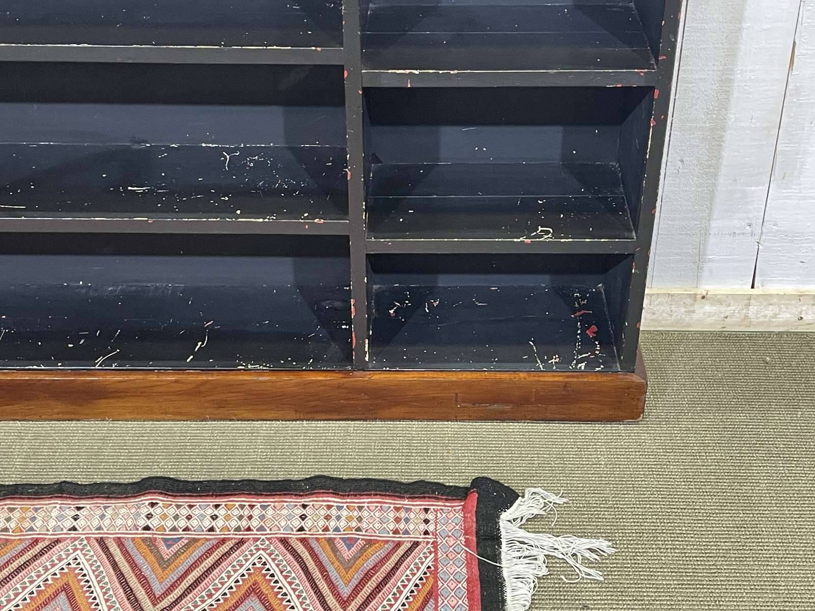 70s fir bookcase shelf