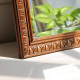 Old wooden mirror