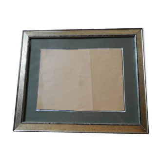 Vielli gilded frame with reproduction by Vincent Bioulès