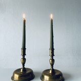Pair of 17th century candlesticks