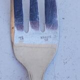 Set de 12 fourchettes à huitres ercuis en métal argenté