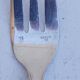 Set of 12 ercuis oyster forks in silver metal