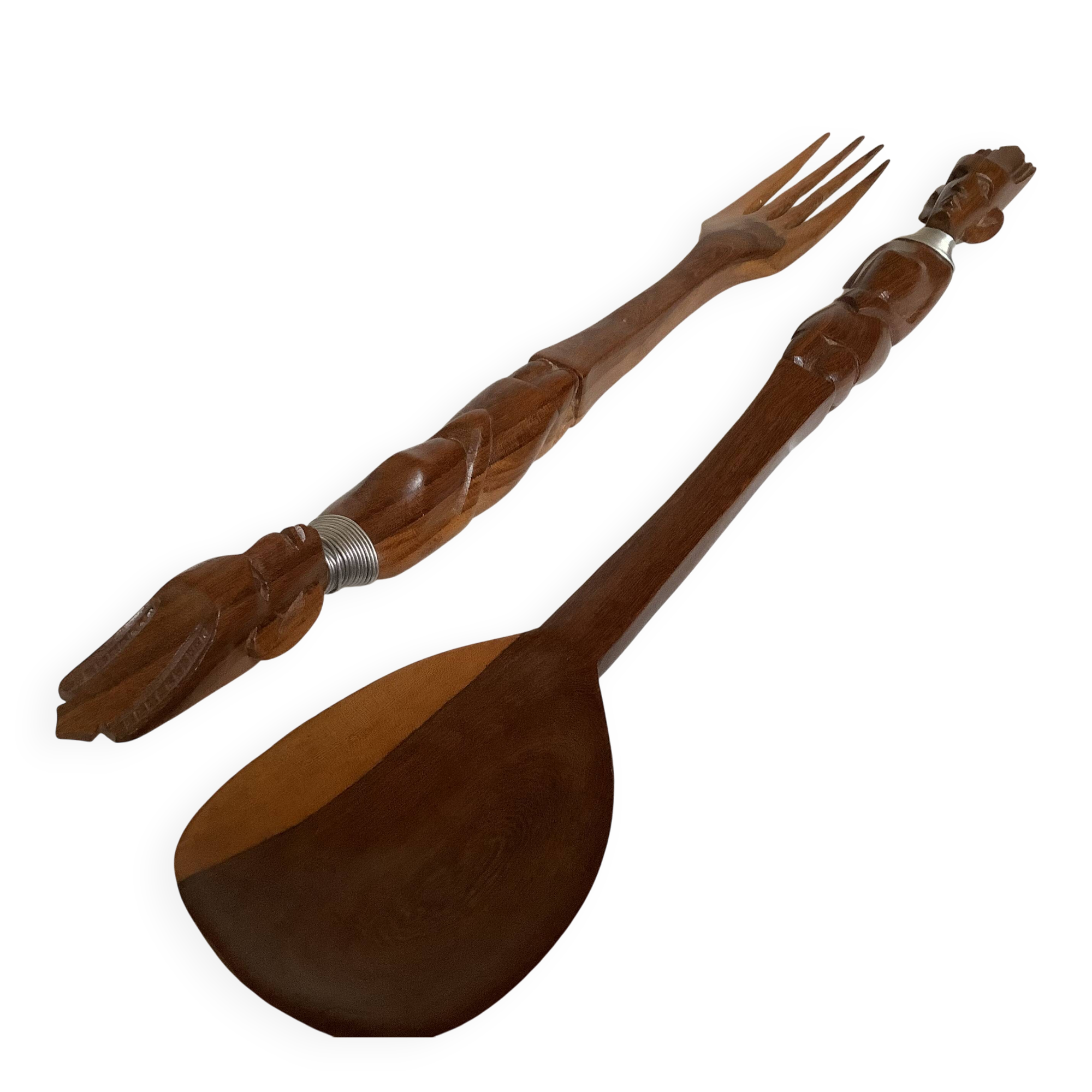 Large wooden cutlery from Africa