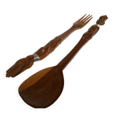 Large wooden cutlery from Africa
