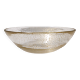 Vide-poche en verre de Murano moucheté d'or, Italie