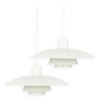 Paire de 2 suspensions vintage danoises par Poul Henningsen, Louis Poulsen