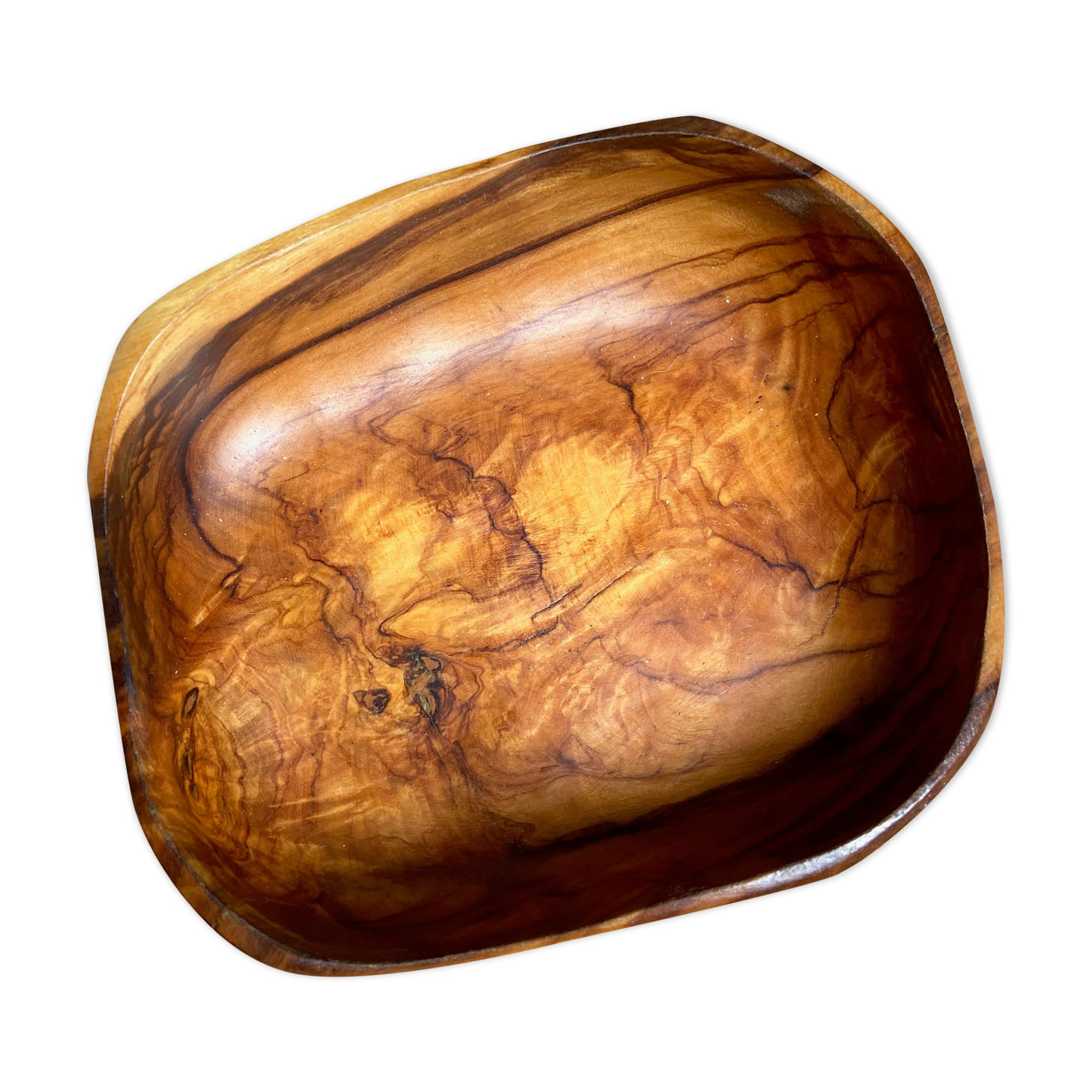 Olive wood bowl