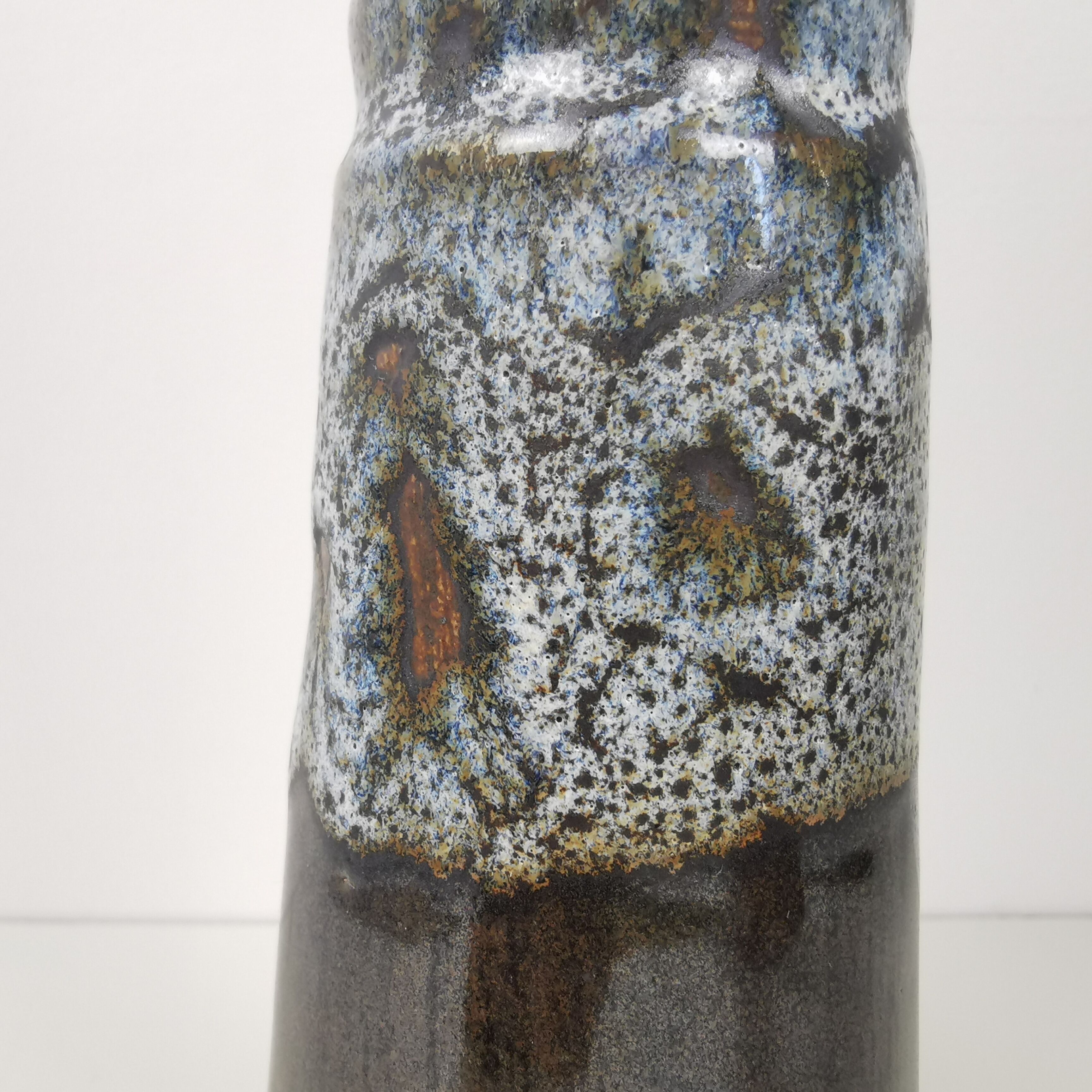 Vase soliflore terre vernissée