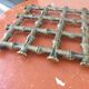 Bronze trivet in the style of bamboo, circa 1960