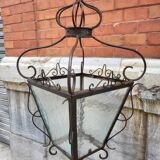 Wrought iron lantern