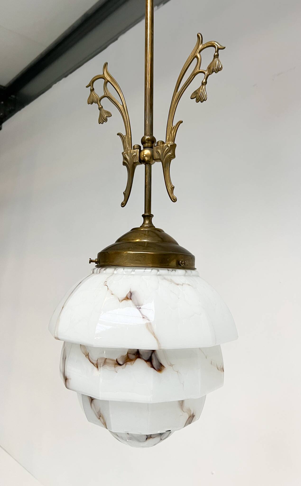 Art Deco ceiling lamp by Herda from the 1960s