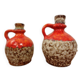 Fat Lava ceramic vases from Jopeko, 1970s, set of 2.